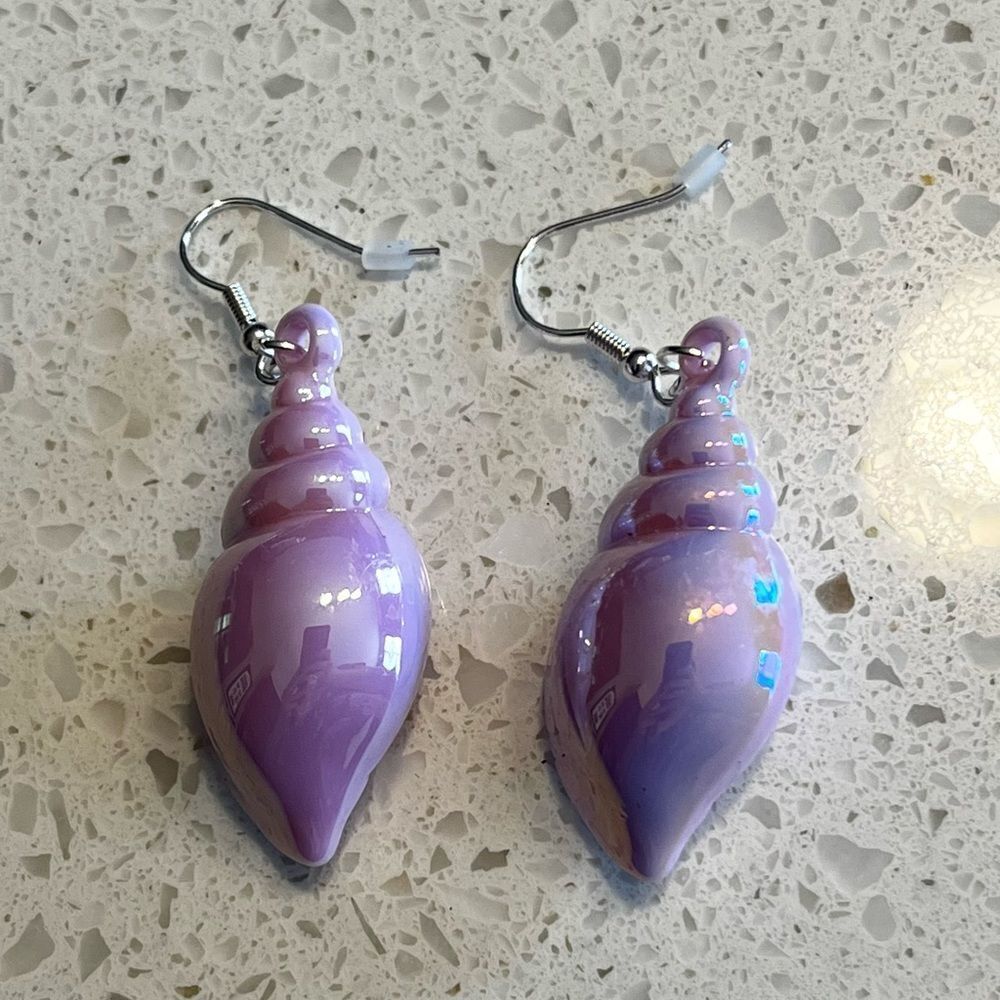 ‎Seashell Drop Earrings - Picture 6 of 10
